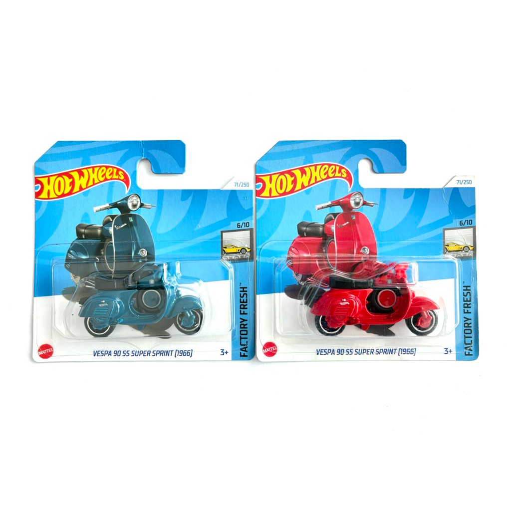 Hot Wheels | VESPA 90 SS SUPER SPRINT(1966) **แพคสั้น 2 สี |‼️แพคยับ มุมยับ หูแขวนยับ‼️