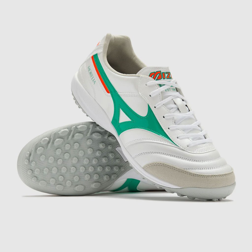 รองเท้าฟุตบอลสนามหญ้าเทียม Mizuno Morelia Sala Elite TF (ร้อยปุ่ม)