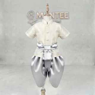 ชุดไทยเด็กผู้ชาย ชุดราชประแตนเด็ก ชุดท่านขุนมีมากกว่า 10สีไซส์1-10 ขวบ