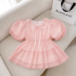 เสื้อแขนพองบอลลูนอก 32-38 แต่งผูกริ้บบิ้นหน้า ( Bella )