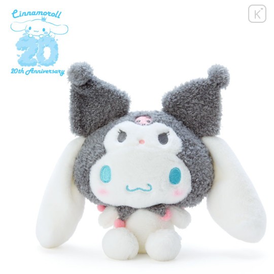 ตุ๊กตา KU Japan Sanrio Plush Toy - Cinnamoroll 20th Cosplay Kuromi Size 22×8×19cm