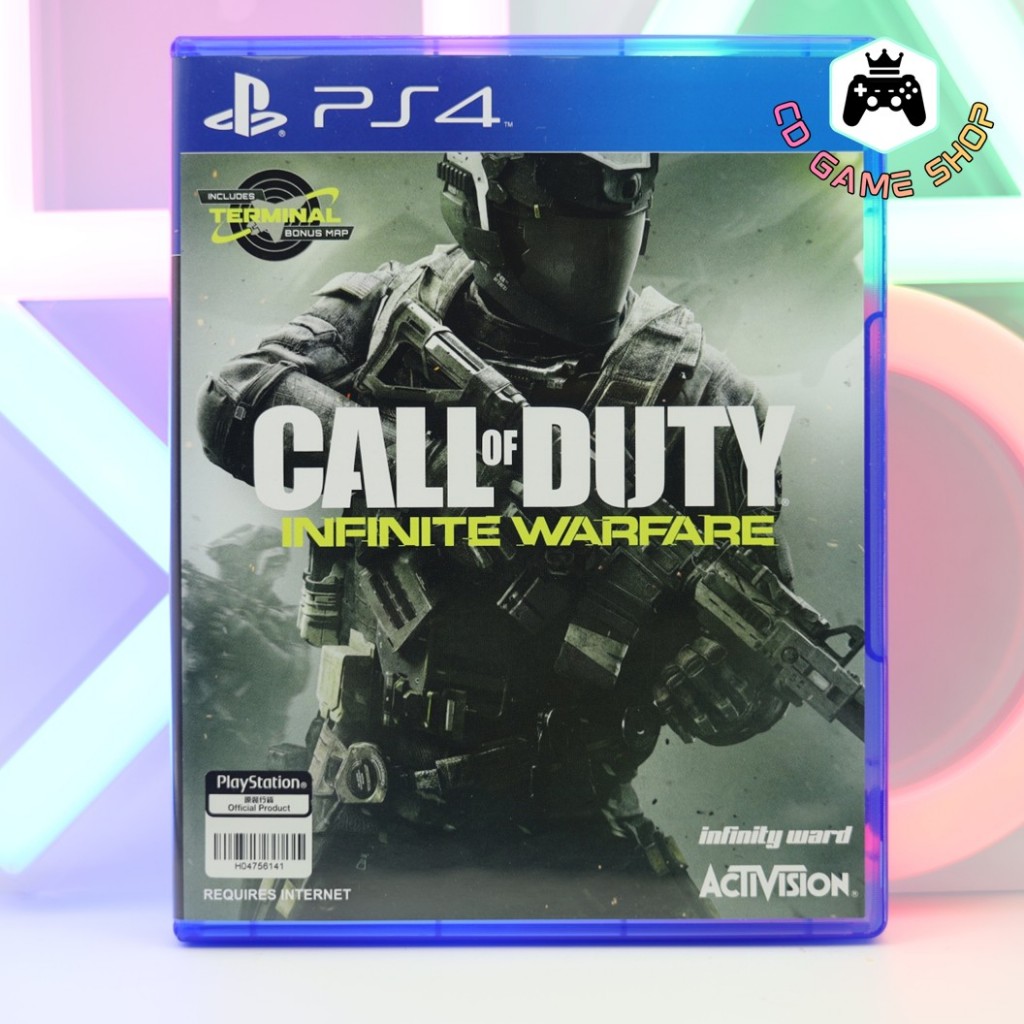 แผ่นเกมส์ PS4 Call of Duty Infinite Warfare (มือ 2) พร้อมส่ง