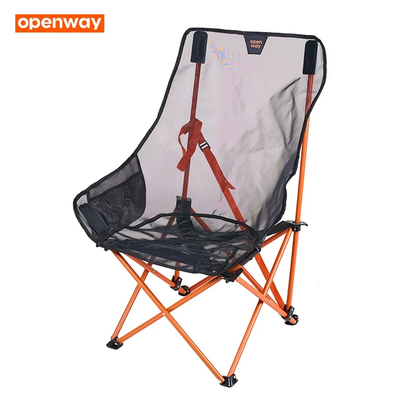 (สินค้าใหม่) openway เก้าอี้แคมป์ปิ้ง [รุ่นมูนแชร์] เก้าอี้สนาม ตาข่ายไนลอนคุณภาพสูง ทนทาน ระบายอากาศได้ดี