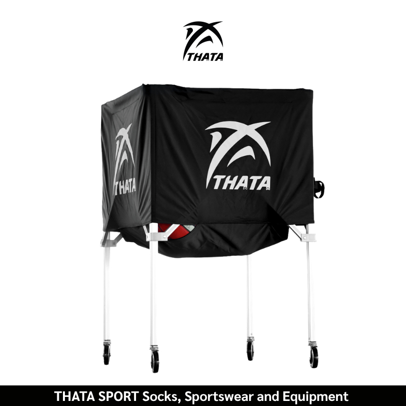 ตะกร้า THATA ใส่ลูกบาส ลูกบอล ลูกวอลเลย์ ประมาณ 20-30 ลูก THATA Ball Folding Carrier