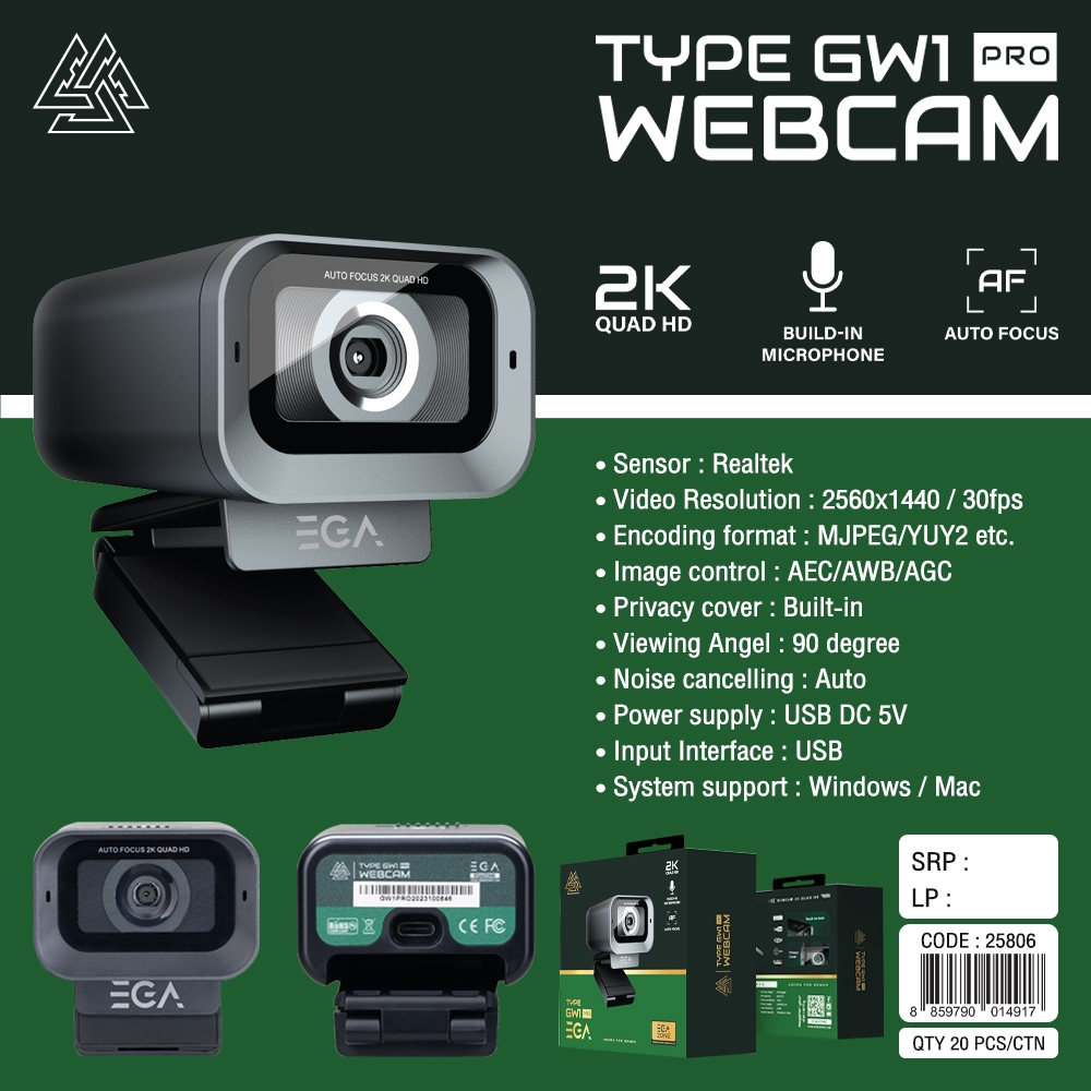 EGA TYPE GW1 Pro 2K Quad HD