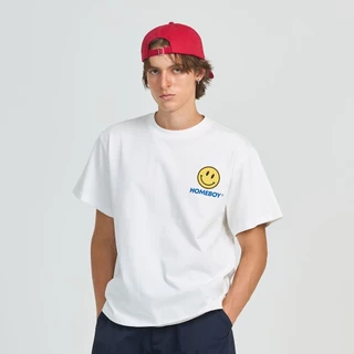 HOMEBOY เสื้อOVERSIZE HB.SMILECHOC คอตตอน100% ใส่ได้ทุกวัน
