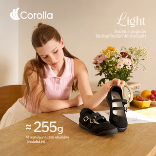 7.19 Corolla Airlace รองเท้าผู้หญิง Mary Jane ลูกไม้ สายคาดคู่ ดีไซน์หวาน พื้นนุ่ม เบา ใส่สบาย กันลื่น