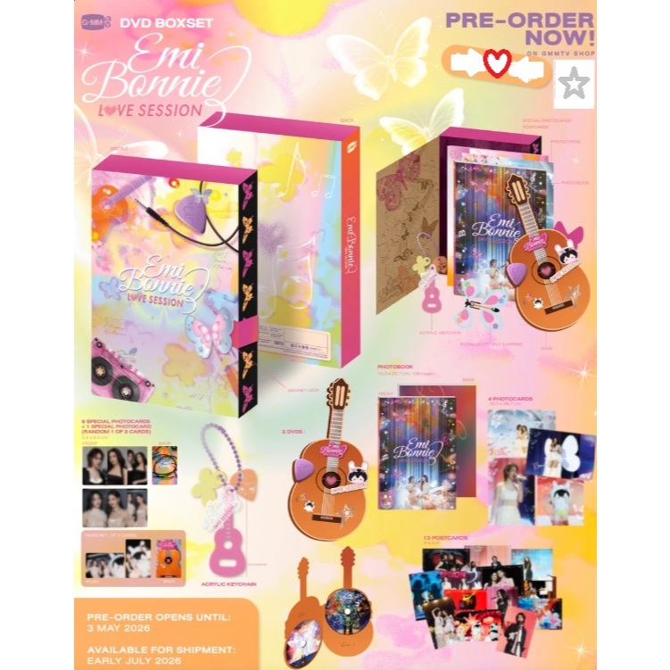 DVD BOXSET EMI BONNIE : LOVE SESSION #EB #emi #Bonnie (พร้อมส่ง)