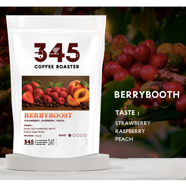 เมล็ดกาแฟคั่ว BERRYBOOST
