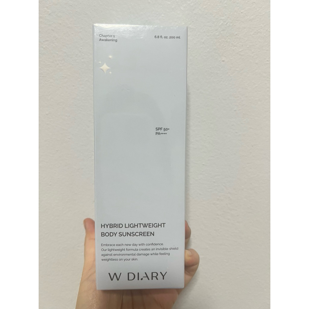 พร้อมส่ง W DIARY Hybrid Lightweight Body Sunscreen กันแดดกาย