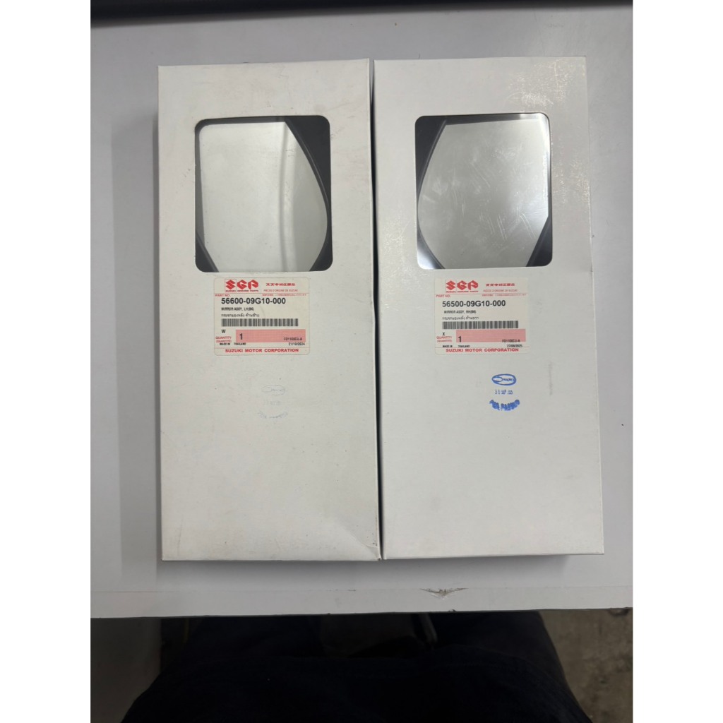 กระจก Smash Junior 110 แท้ศูนย์ (SUZUKI /ซูซูกิ สแมช จูเนียร์ 110 ) กระจกมองหลัง / 56600-09G10-000 / 56500-09G10-000