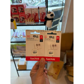 (ส่งด่วน) SanDisk Ultra microSDXC UHS-I เมมโมรี่การ์ด 32GB 64GB ของแท้ ศูนย์ไทย ประกัน Synnex แท้