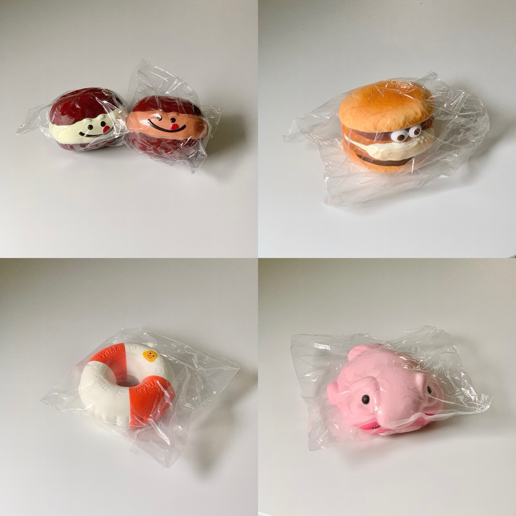 (🚗 พร้อมส่ง) “ตะกร้ามือ 1 แท้ 100%” ✨ Squishy สกุชชี่ Mido Lisa Rosey Nunu อื่นๆ ➖ งานฮิต ตัวแรร์ จมูกแดง (มีแพ็กเกจ📦)