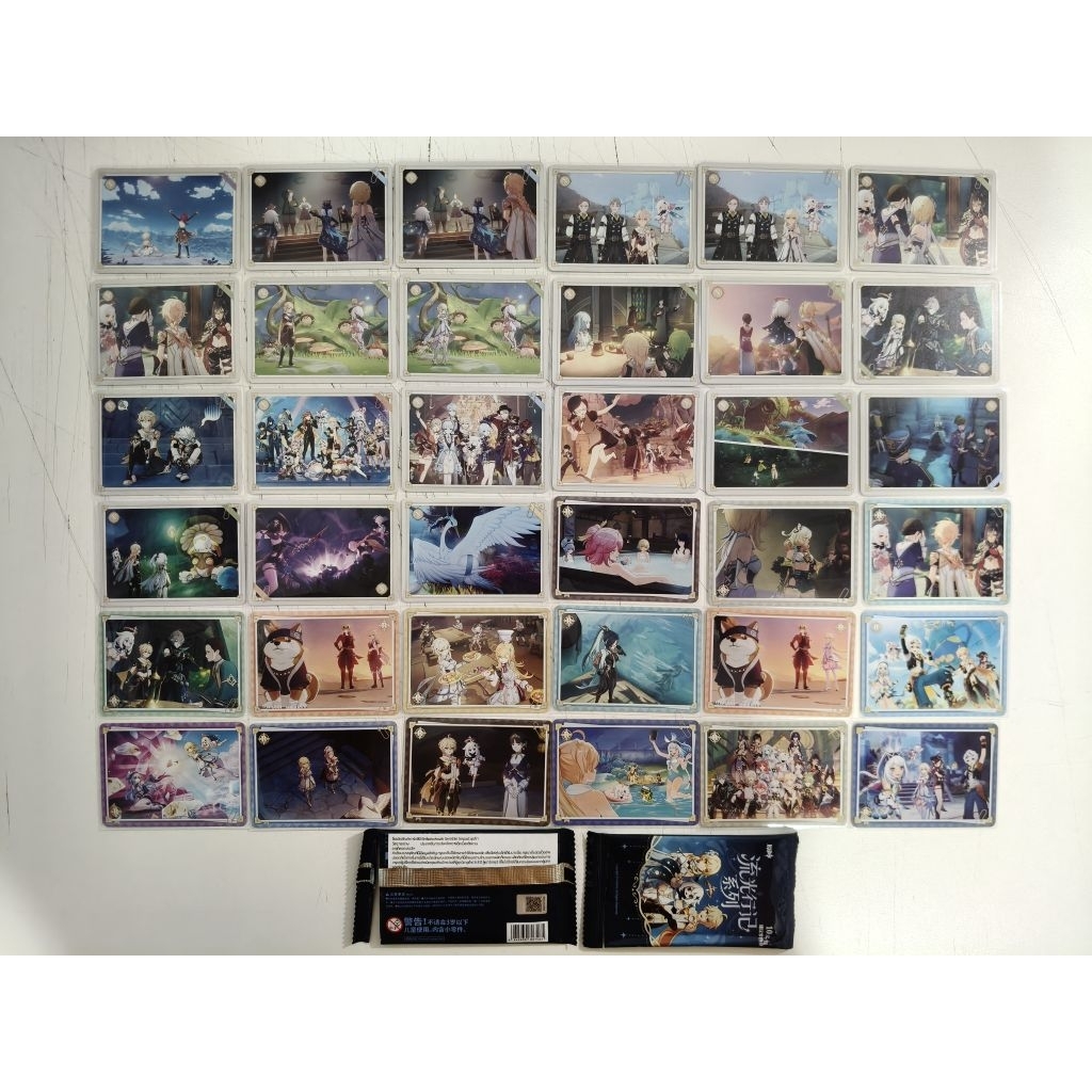 Genshin Impact "Journey of Light" of Light Card Series การ์ดตัวละคร ระดับ N/R ขายแยกใบ ลิขสิทธิ์แท้ (miHoYo)