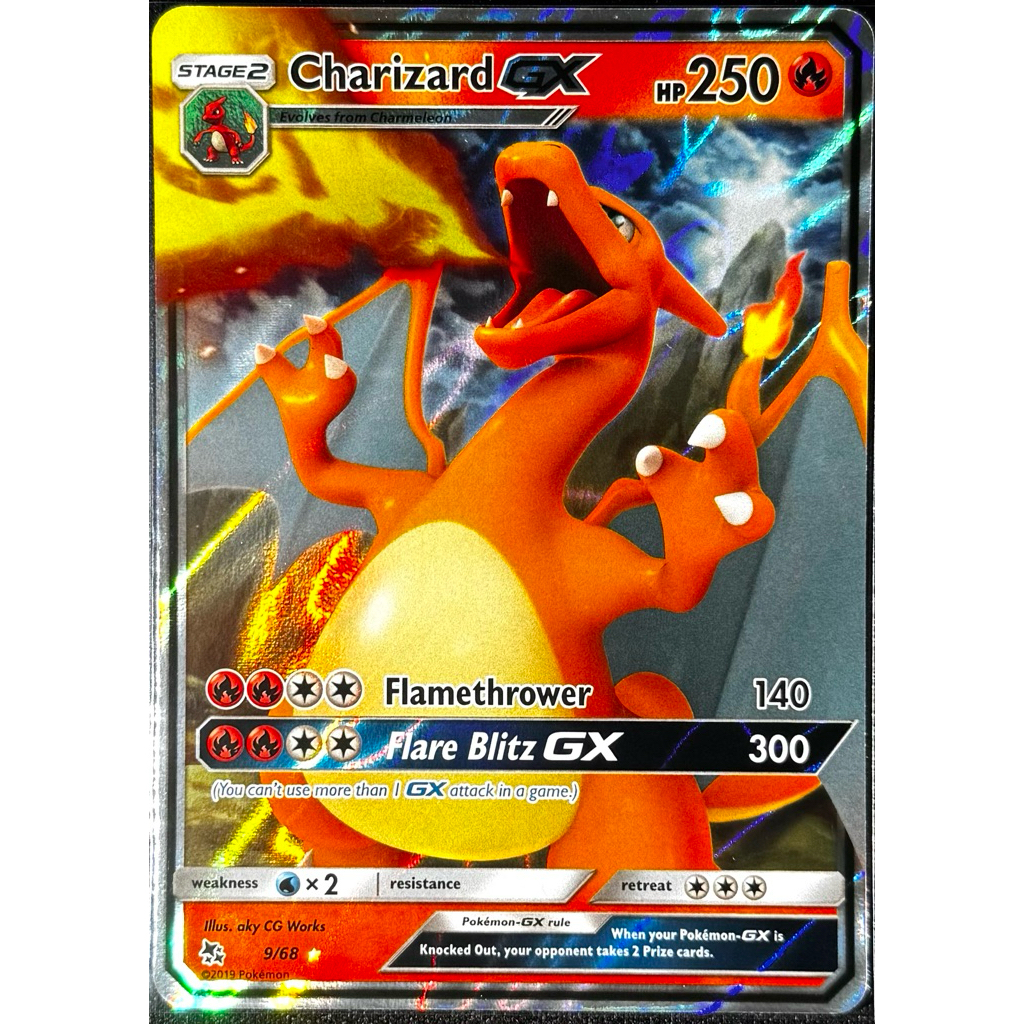 Card Pokemon Charizard GX ลิซาร์ดอน GX RR ของแท้ สินค้าพร้อมส่ง