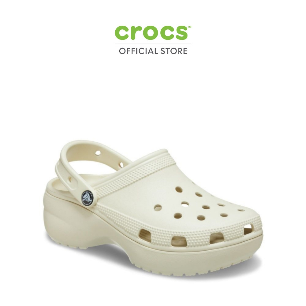 CROCS รองเท้าลำลองผู้หญิง CLASSIC PLATFORM CLOG รองเท้าส้นหนาแฟชั่นสำหรับผู้หญิง  รุ่น 2067502Y2 - B