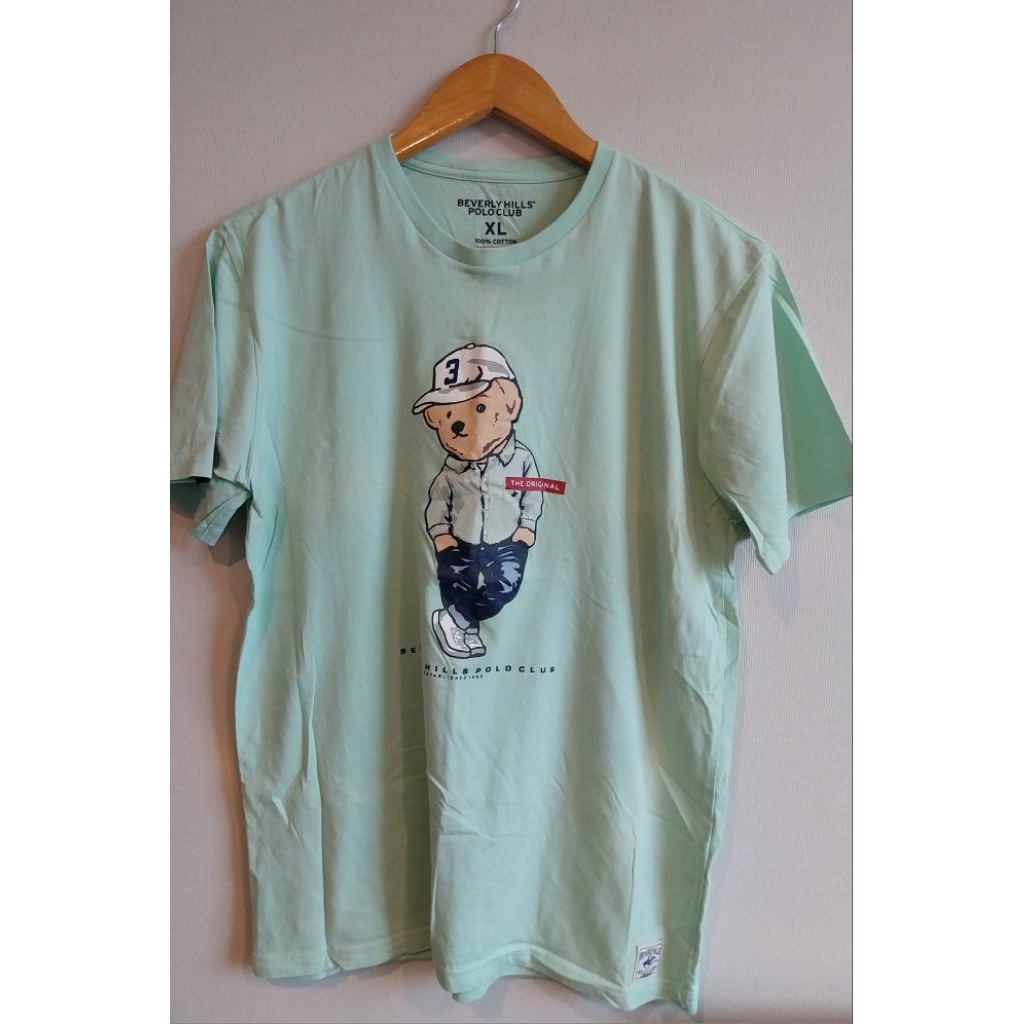 เสื้อยืด Beverly Hill Polo club สีเขียว ผู้ชาย