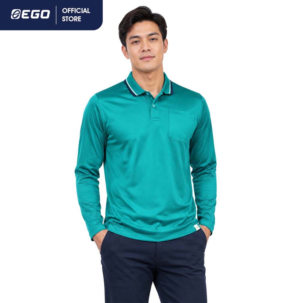 EG6193 เสื้อโปโลแขนยาว แห้งง่าย ระบายอากาศได้ดี Anti-Bacterial EGO SPORT
