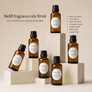 (Refill 50 ml.) รีฟิวน้ำหอมเครื่องพ่นอโรม่า KUP Refill fragrance oils ขนาด 50 ml. | Arrom by Aristo Aroma