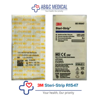 3M Steri Strip แผ่นเทปปิดแผล สเตอร์ไรด์ รหัสสินค้า Reinforced Skin Closures R1547 R1541 R1546 B1551