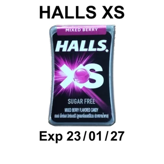 Halls XS Suger Free ลูกอม ฮอลล์ เอ็กซ์เอส ชูการ์ฟรี