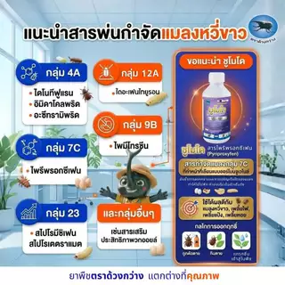 ชูโมโด ขนาด 1 ลิตร ไพริพรอกซิเฟน ตราด้วงกวาง สูตรพิเศษ สูตรเย็น ดูดซึม คุมไข่ เก่งแมลงวันทอง เพลี้ยตัวอ่อน เพลี้ยแป้งฯ