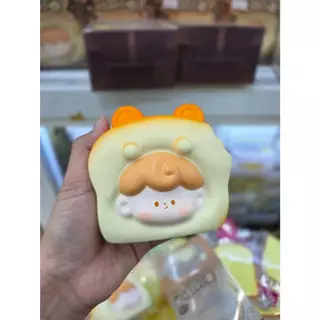ของเล่นบีบมือ​ ส​กุชชี่​ Squishy​ ขนมปังโทสต์​ เด็กชายสุดน่ารัก​