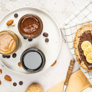 เนยถั่ว อัลมอนด์ ชุด พรีเมี่ยม คีโต ขนาด100กรัม 3 รสชาติ; Original, Premium DarkChoc, Black Sesame Spread |ผลิตวันต่อวัน