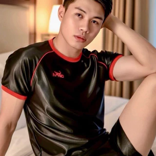 เสื้อ_jAreo_ผ้ามันเงา_สีดำ_ปักแดง_ปักขาว