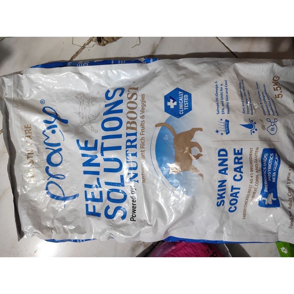 Pramy Feline (5.5Kg)  Solutions  อาหารแมวสูตรเฉพาะทาง FS