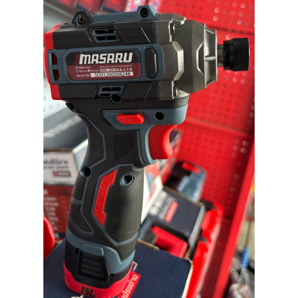 ไขควงกระแทกไร้สาย MASARU รุ่น SCDI-185