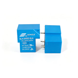 รีเลย์ตู้เชื่อม 5 ขา 12V/24V 30A 250V AC SLA-24VDC-SL-A SONGLE สต็อกไทย พร้อมส่ง