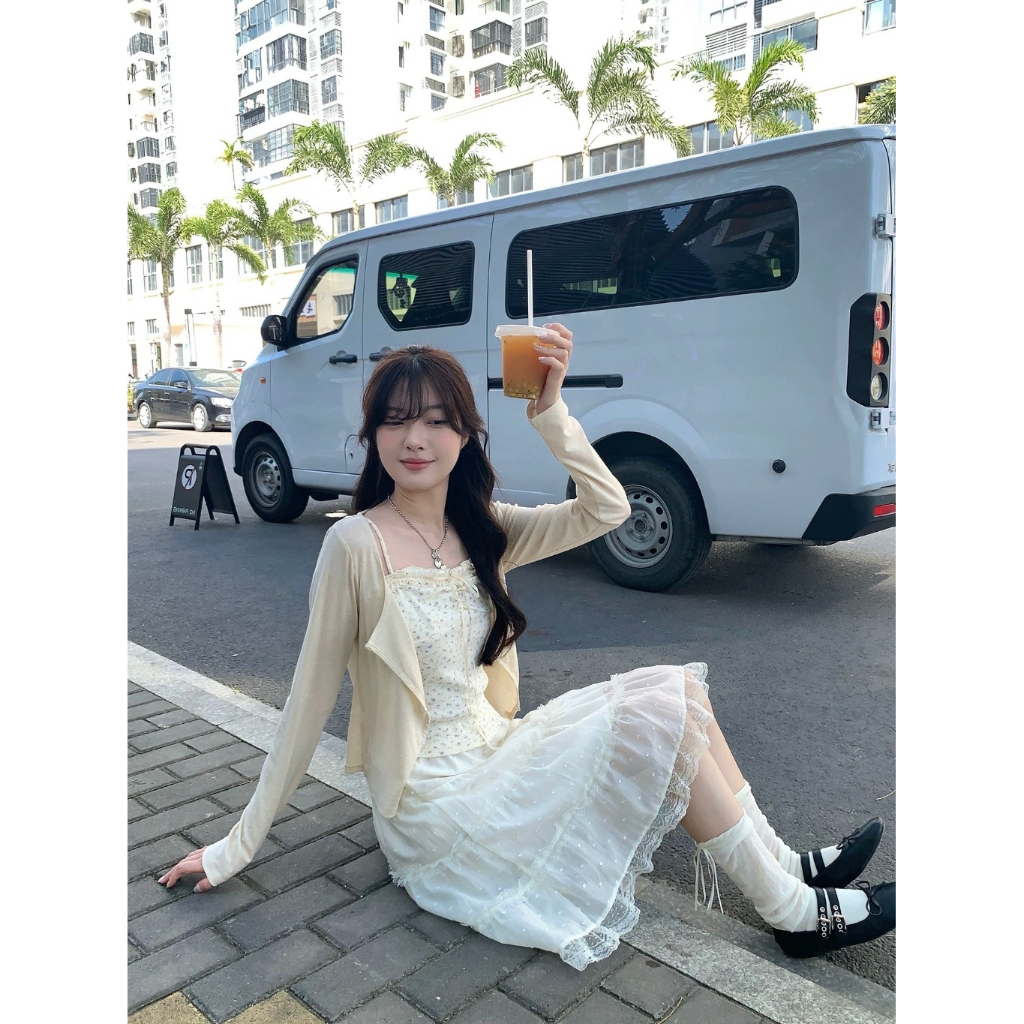 Somedays | Naeun Skirt กระโปรงลูกไม้หวานๆลูกคุณหนู งานพรีเมียมจากตึกเกาหลี e