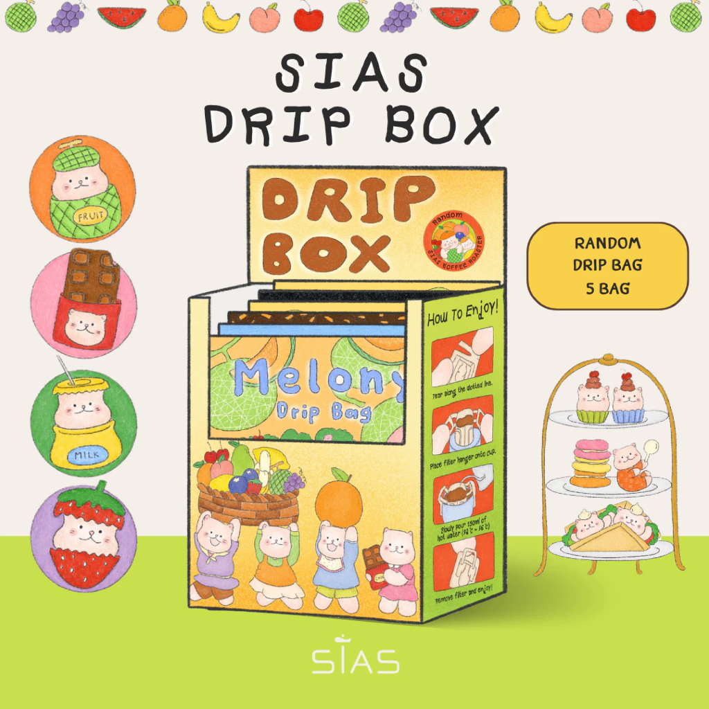 Sias Drip Box : Gift box by Sias Koffee Roaster