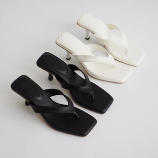 PICHA SHOES ส้นสูง 3 นิ้วที่ไม่อยากถอด 🤍 พื้นนุ่มพิเศษ เดินสบาย ใส่ได้ตั้งแต่เช้าจนเย็น แมตช์ง่ายทั้งสีดำและสีครีม