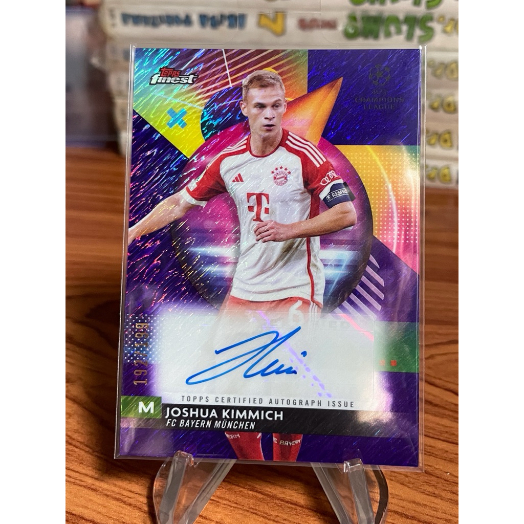 Bayern Munchen การ์ดโจชัวร์ คิมมิช.(Joshua Kimmich.) Limited 199 ใบ พร้อมนัมเบอร์บนการ์ด