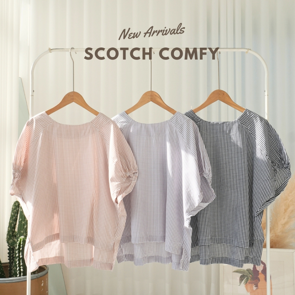 scotch comfy เสื้อผ้าคอตตอนลายสก๊อต ผ้าใส่สบาย ไม่ร้อน