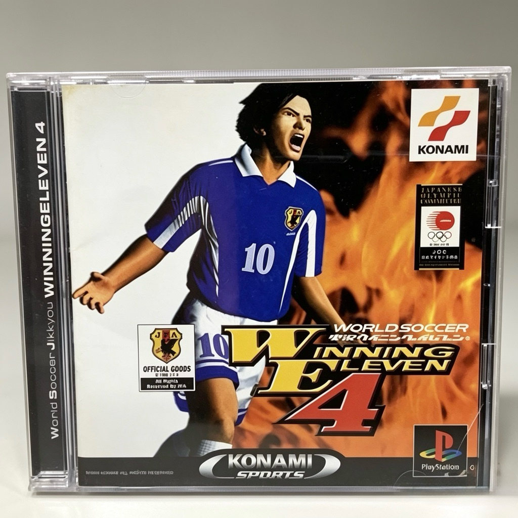 [แผ่นแท้ PS1] World Soccer Jikkyou Winning Eleven 4 (วินนิ่ง 4) Japan ค่าย Konami