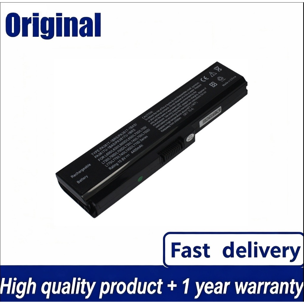 Battery Toshiba PA3817U-1BRS ของแท้ Toshiba Satellite C640 C650 L640 L510 PA3817U-1BRS Original