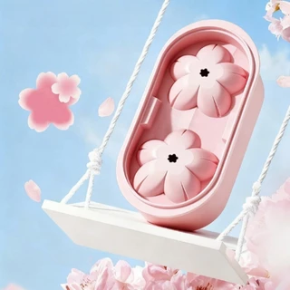 แม่พิมพ์น้ำแข็งรูปดอกซากุระ DIY เกรดอาหาร PP ถอดได้ง่าย Ice Mould
