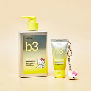 🌟พร้อมส่ง!!!🌟B.clinicx b3+ Brightening Serum Tone Correcting Body Lotion (300ml + 30ml) รุ่นลิมิเต็ดX Kitty