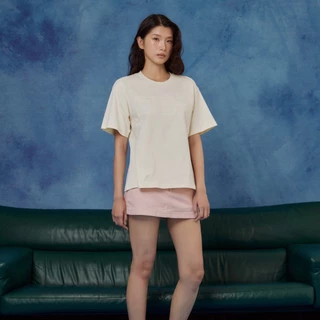 CHUUCHOP - (S-XL)Sheffield Oversized Tee เสื้อโอเวอร์ไซส์ทรงหลวม เสื้อยืดผู้หญิงผู้ชาย Unisex ใส่สบาย แมทช์ง่ายทุกลุค (C