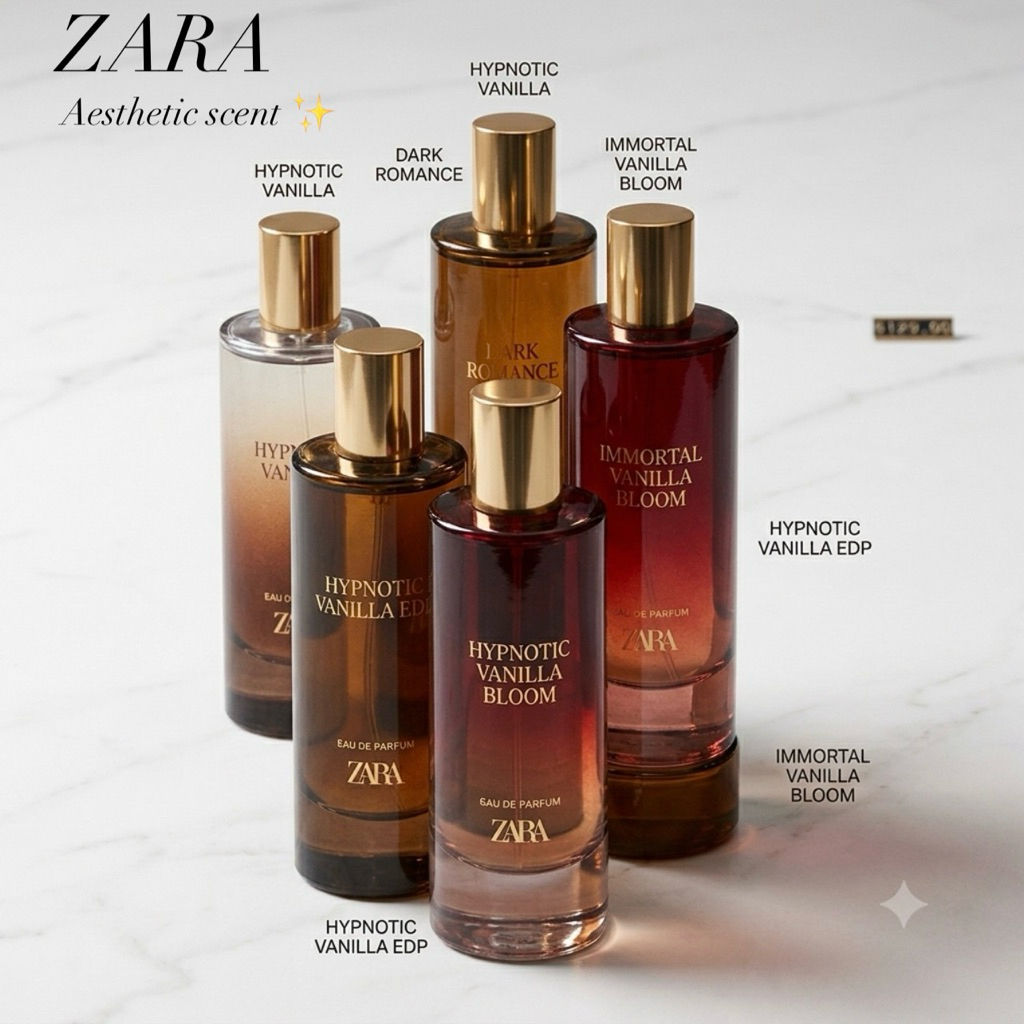 ✨ ปลุกเสน่ห์แห่งความหอมเย้ายวน! Zara Hypnotic Vanilla Bloom เสน่ห์ที่เกินห้ามใจ! ✨