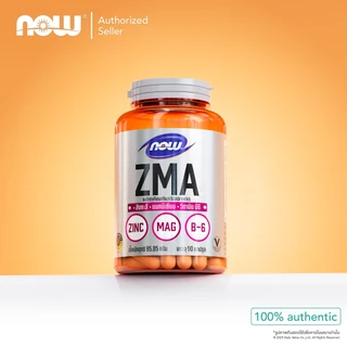 ซีเอ็มเอ | ZMA / Zinc - Magnesium - Vitamin B-6 [Capsules] by NOW SPORTS | Authentic Made in USA