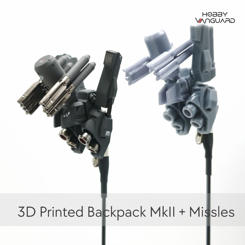 3D Printed Backpack MKII with Missles
