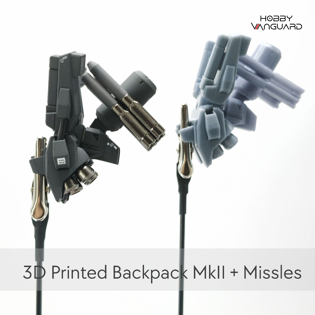 3D Printed Backpack MKII with Missles รูปที่ 2