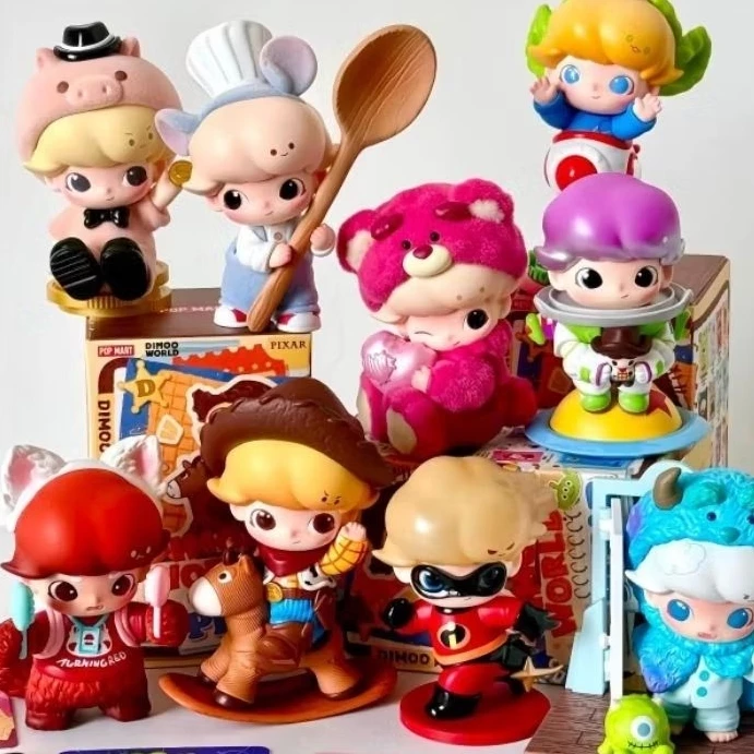 พร้อมส่งในไทย(ฟิกเกอร์) dimoo x pixar สุ่ม/เช็คการ์ด งานแท้100%