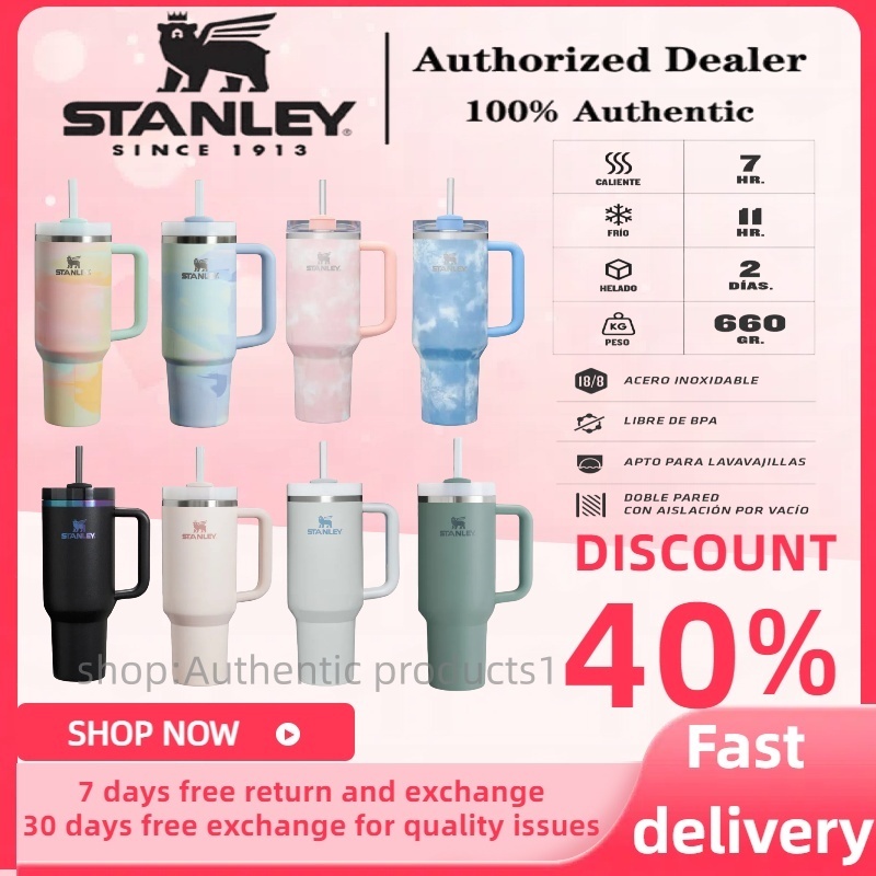 💯ร้านค้าขึ้นตรงต่อทางแบรนด์🎁แก้วน้ำ 𝕊TANLEY สแตนเลย์ QUENCHER H2.0 FLOWSTATE TUMBLER 30OZ 40OZ⏳รับประกัน 1 ปี
