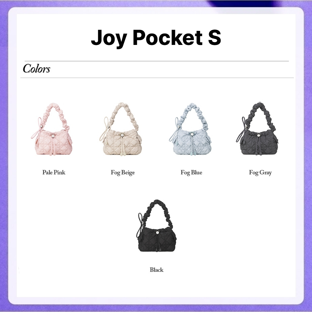 Carlyn Joy Pocket S H76133010 (Pale Pink, Fog Blue)