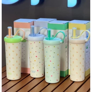 เก็บอุณหภูมิรุ่น Floral Tumbler PunThai Coffee ทำจากสแตนเลส 304 เคลือบเซรามิกด้านใน